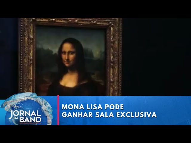 ⁣Mona Lisa pode ganhar sala exclusiva no Museu do Louvre | Jornal da Band