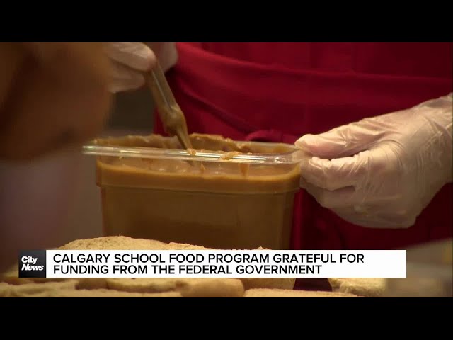 ⁣Calgary school food program grateful for funding from the Feds