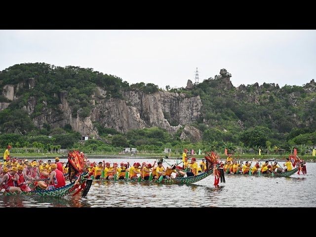 ⁣Live: Feel the charm of Dragon Boat racing in south China's Guangdong