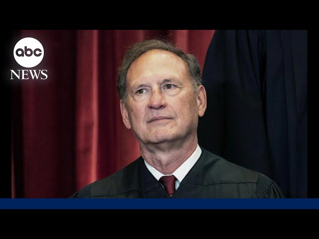 ⁣Flag seen flying upside down at Supreme Court Justice Samuel Alito’s home