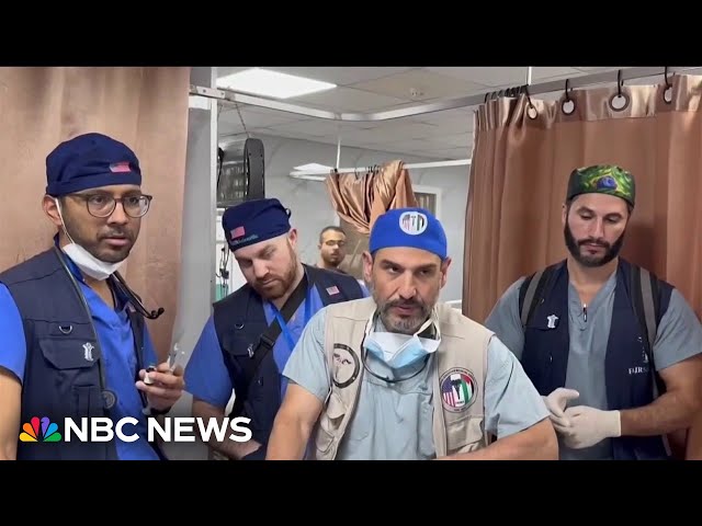 ⁣American doctors stay in Gaza hospital after being offered chance to leave