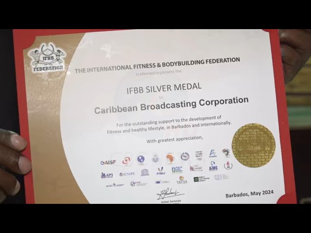 CBC recognised for contribution to sports development