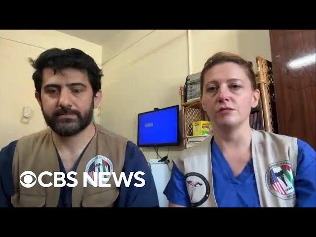 ⁣U.S. medics trapped in Gaza share emotional testimonies