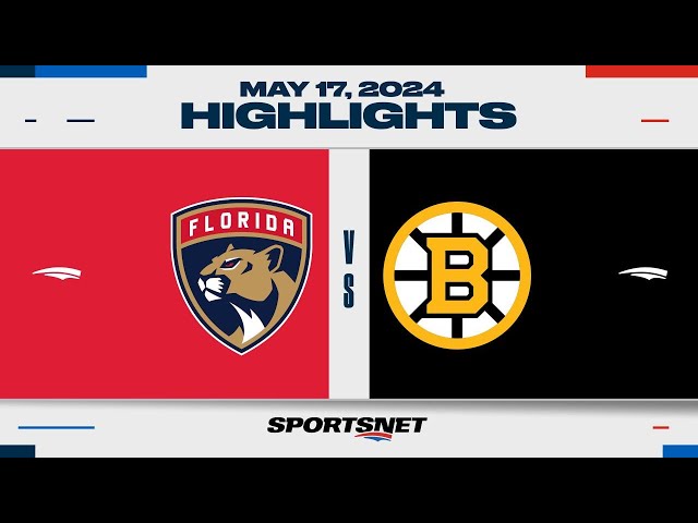 ⁣NHL Game 6 Highlights | Panthers vs. Bruins - May 17, 2024