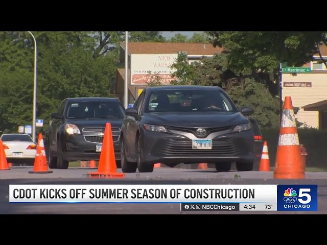 ⁣Construction season arrives in the Chicago area this week