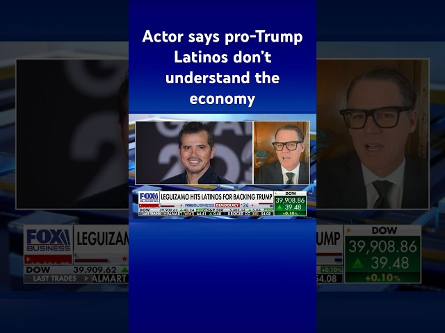 ⁣Actor John Leguizamo implies pro-Trump Latinos don’t understand the economy #shorts