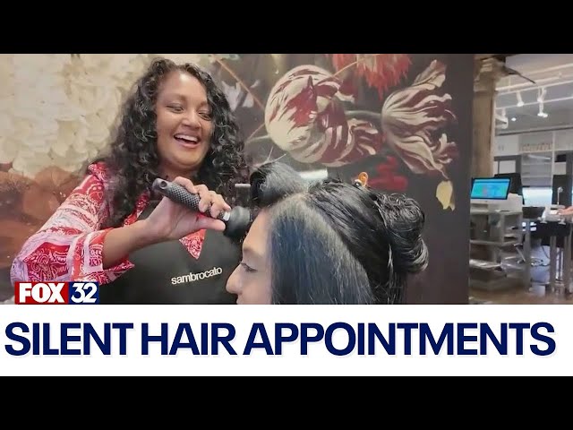 ⁣'Silent appointments' becoming new option at hair salons across the nation