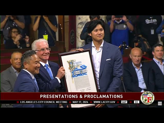 ⁣Los Angeles declares May 17 Shohei Ohtani Day in honor of Dodgers star