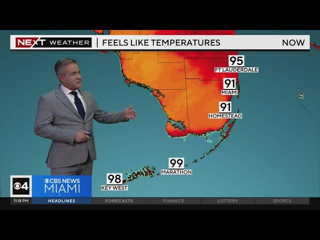 ⁣South Florida 11 p.m. Weather Forecast 5/17/2024