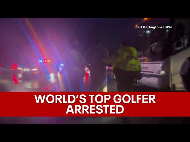 ⁣World’s top golfer Scottie Scheffler arrested on charges of assaulting officer at PGA championship e