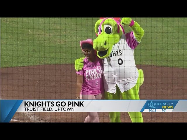 ⁣Charlotte Knights Go Pink Event