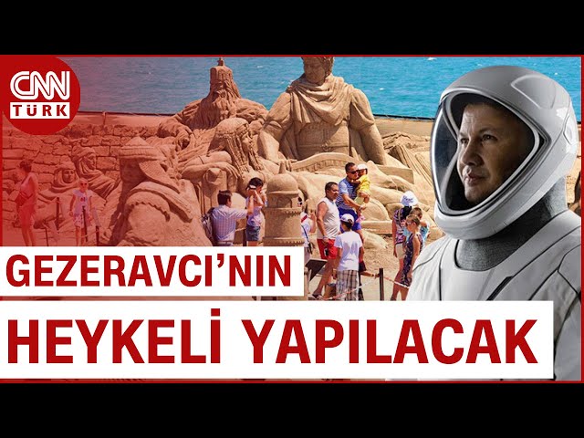 ⁣Türkiye’nin İlk Astronotu Alper Gezeravcı'nın Kumdan Heykeli Yapılacak!