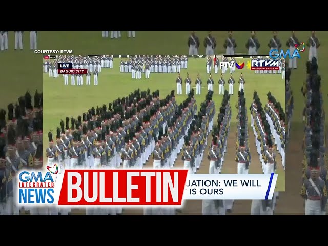 ⁣Giit ni PBBM sa PMA Graduation - We will vigorously defend what is... | GMA Integrated News Bulletin