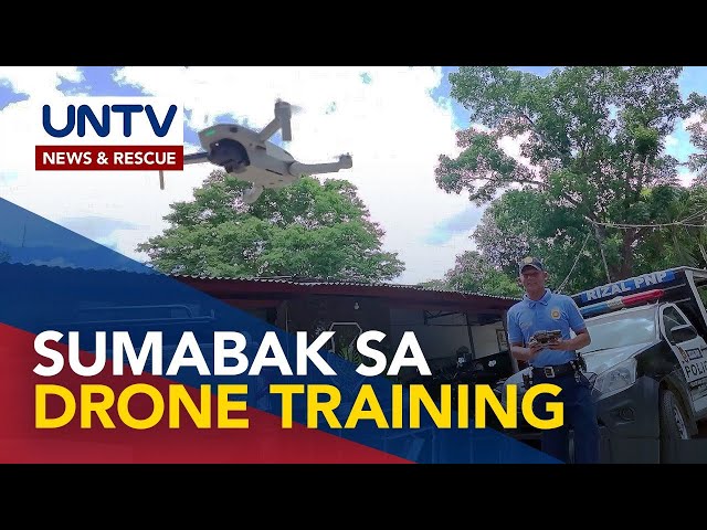 ⁣Ilang tauhan ng Rizal Police, sumabak sa drone training katuwang ang UNTV News and Rescue