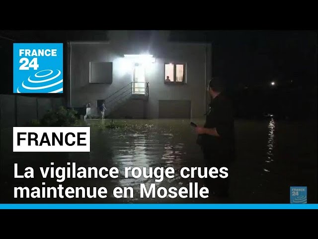 Inondations en Moselle : la vigilance rouge crues est maintenue samedi 18 mai • FRANCE 24