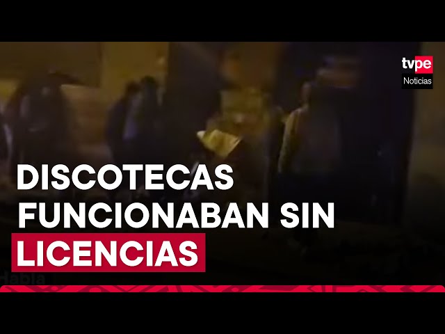 ⁣Desconocidos intentaron reabrir discotecas clausuradas en Cusco