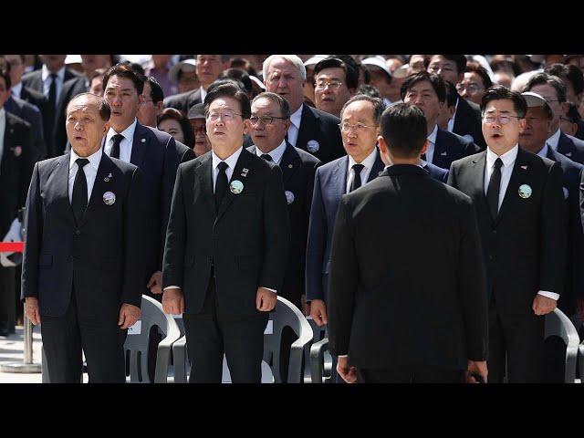 ⁣여야 광주 총집결…'5·18 정신 헌법 수록' 한목소리 / 연합뉴스TV (YonhapnewsTV)