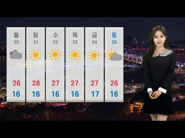 ⁣[날씨] 주말 공기질 깨끗…맑은 하늘 속 강한 자외선 / 연합뉴스TV (YonhapnewsTV)