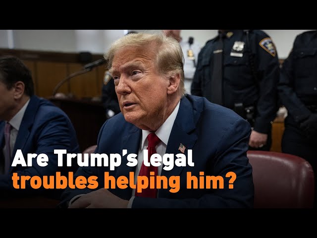 ⁣Are Trump’s legal troubles helping him?