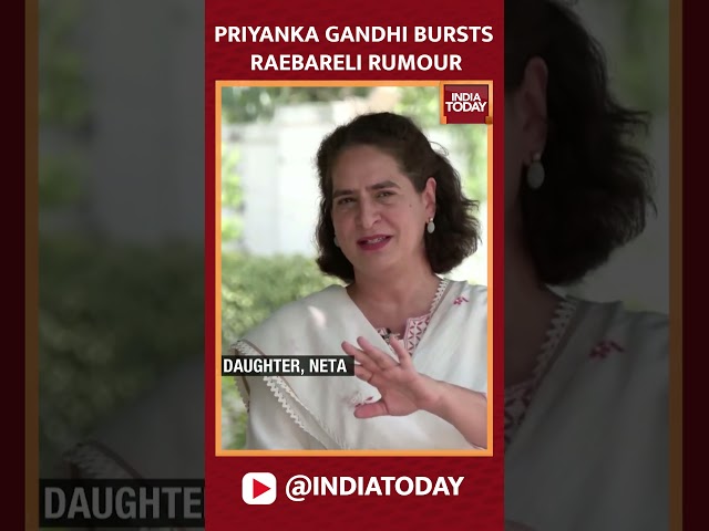 ⁣Priyanka Gandhi Bursts Raebareli Rumour | Priyanka Gandhi Exclusive Interview