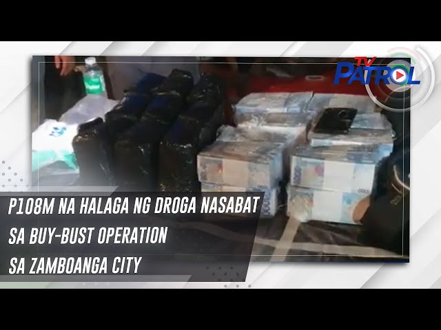 ⁣P108M na halaga ng droga nasabat sa buy-bust operation sa Zamboanga City | TV Patrol