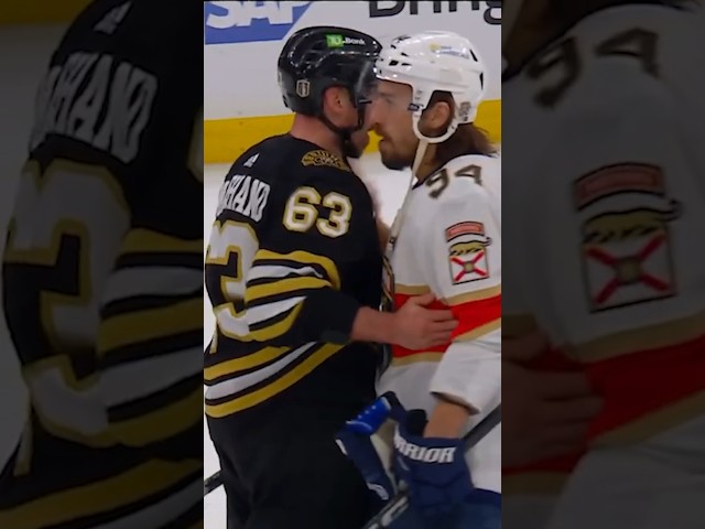 ⁣Bruins And Panthers Exchange Handshakes 
