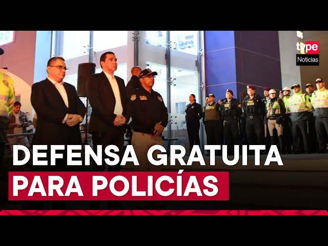 ⁣Implementarán defensa gratuita para policías, anuncia el ministro del Interior