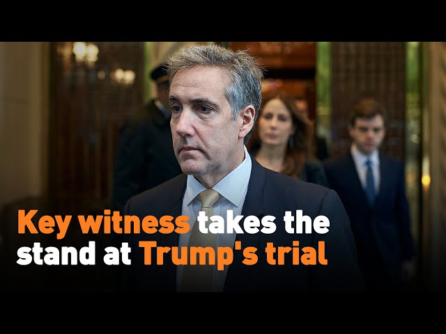 ⁣Key witness takes the stand at Trump's trial