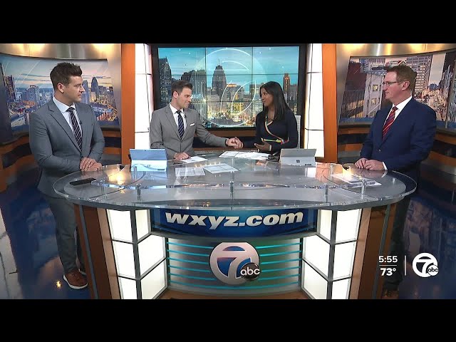 ⁣WXYZ anchor Brian Abel signs off from Broadcast House