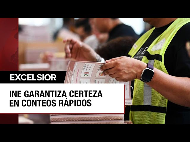 ⁣INE garantiza certeza del conteo rápido en jornada electoral del 2 de junio/ RESUMEN