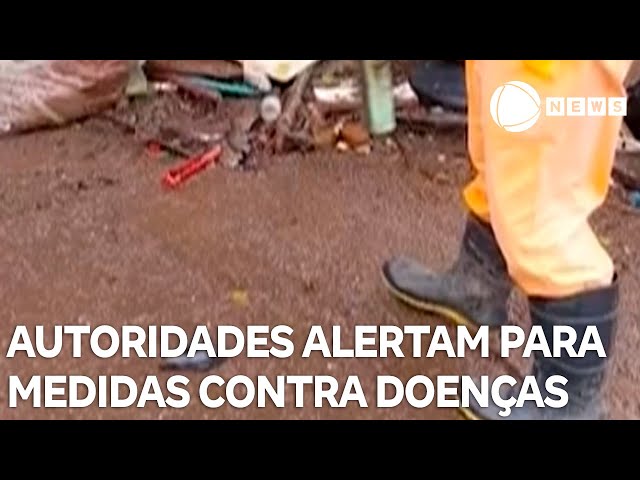 ⁣Autoridades alertam para medidas contra doenças no RS