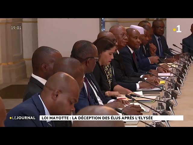 Loi Mayotte : La déception des élus après l'Élysée