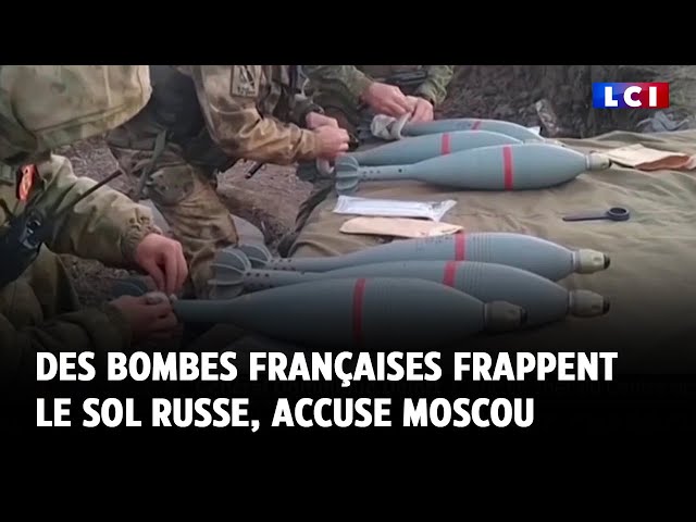 ⁣Des bombes françaises frappent le sol russe, accuse Moscou