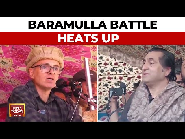 ⁣LS Election: On The Last Day Of Campaigning In Baramulla, Omar Abdullah Targets BJP And Sajad Lone