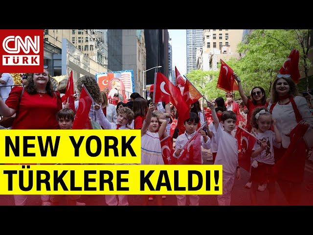 ⁣New York'un Rengi Kırmızı-Beyaz! 41. Geleneksel Türk Günü Yürüyüşünden En Güzel Detaylar...