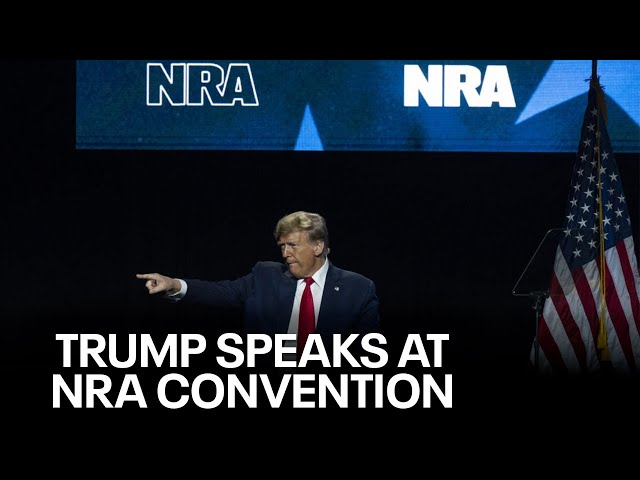 ⁣LIVE: Donald Trump, Greg Abbott speak at NRA convention in Dallas | FOX 4