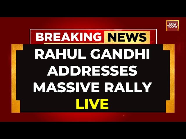 ⁣LIVE | Rahul Gandhi's Fiery Speech From Delhi's Ramlila Ground | Rahul Gandhi Live News | 
