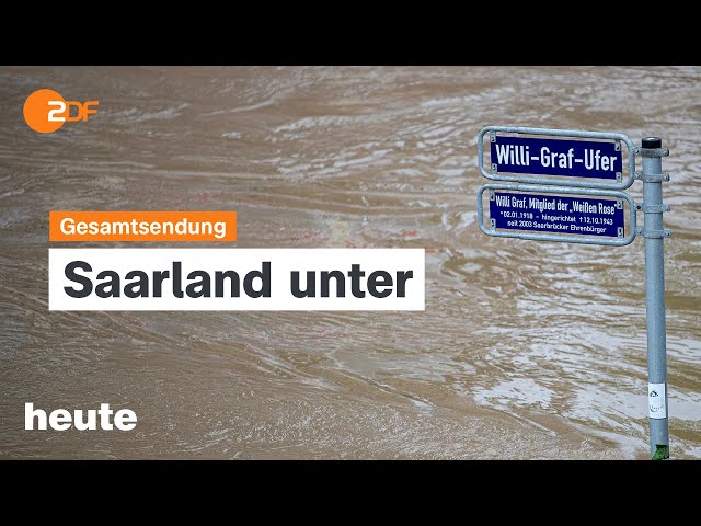 heute 19:00 Uhr vom 18.05.2024 Hochwasser, Mobilisierungsgesetz in Ukraine, Protest in Neukaledonien
