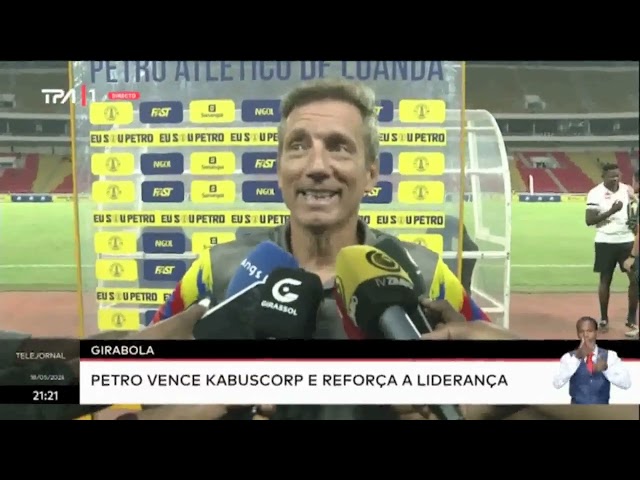 ⁣Girabola - Petro vence Kabuscorp e reforça a liderança
