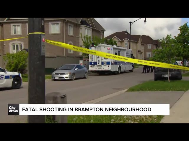 ⁣Man dead after shooting in Brampton neighborhood