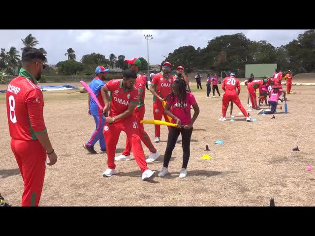 ⁣Oman Cricket Team in Barbados for pre-tournament camp