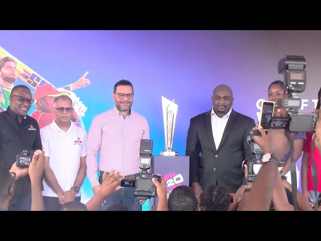 ⁣ICC Trophy Tour Trinidad