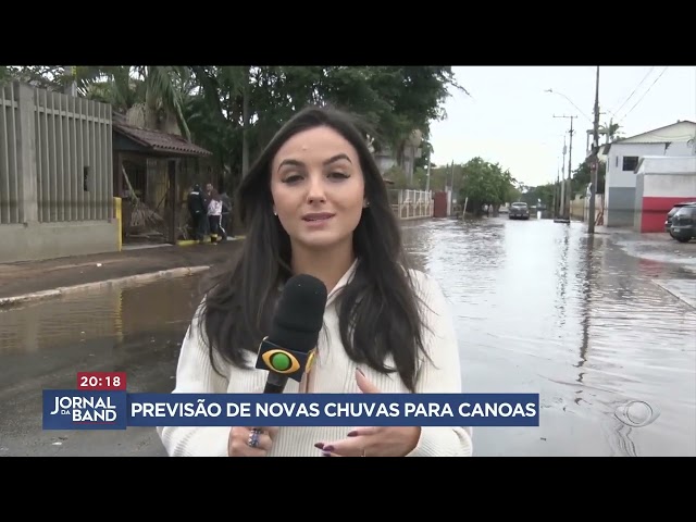 ⁣Rio Grande do Sul: Canoas tem previsão de novas chuvas