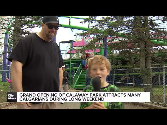 ⁣Grand opening of Calaway Park attracts many Calgarians during long weekend