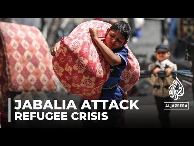 ⁣Displaced people targeted: At least six killed in Jabalia refugee camp