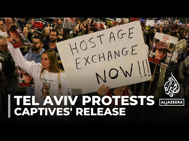 ⁣Protests in Israel: Families of captives call on govt to do more