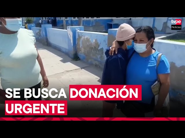 Chiclayo: menor de 12 años de edad necesita sangre y plaquetas