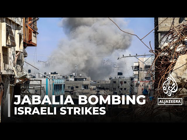 ⁣Jabalia targeted: Israeli bombs hit residential buildings