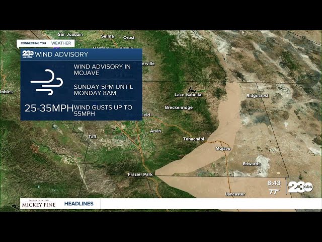 ⁣23ABC Evening Weather Update May 18, 2024