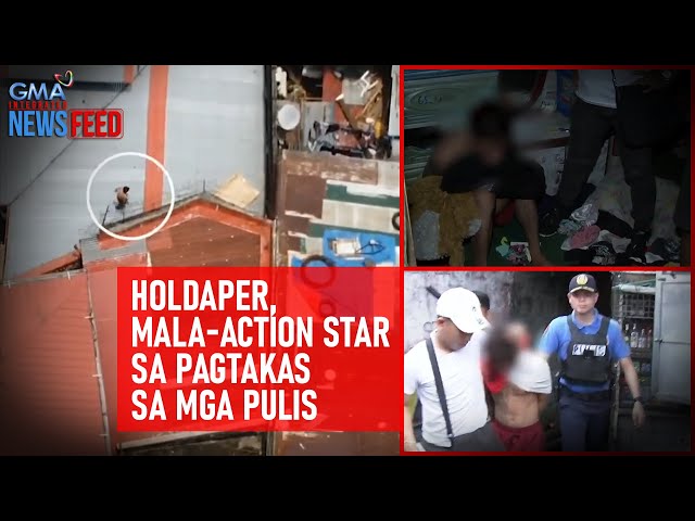 ⁣Holdaper, mala-action star sa pagtakas sa mga pulis | GMA Integrated Newsfeed